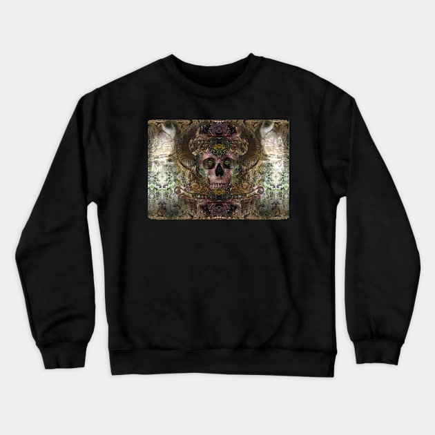 fractal skull Crewneck Sweatshirt by Shtakorz
